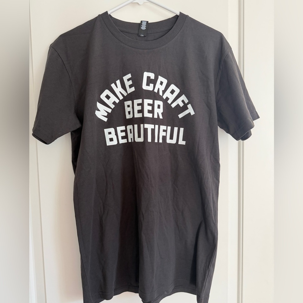 Make Craft Beer Beautiful Graphic Tee in Black Grey